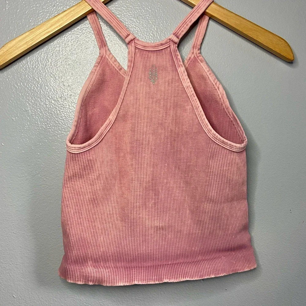 FP Movement by Free People Blush Ribbed Tank - Picture 3 of 3